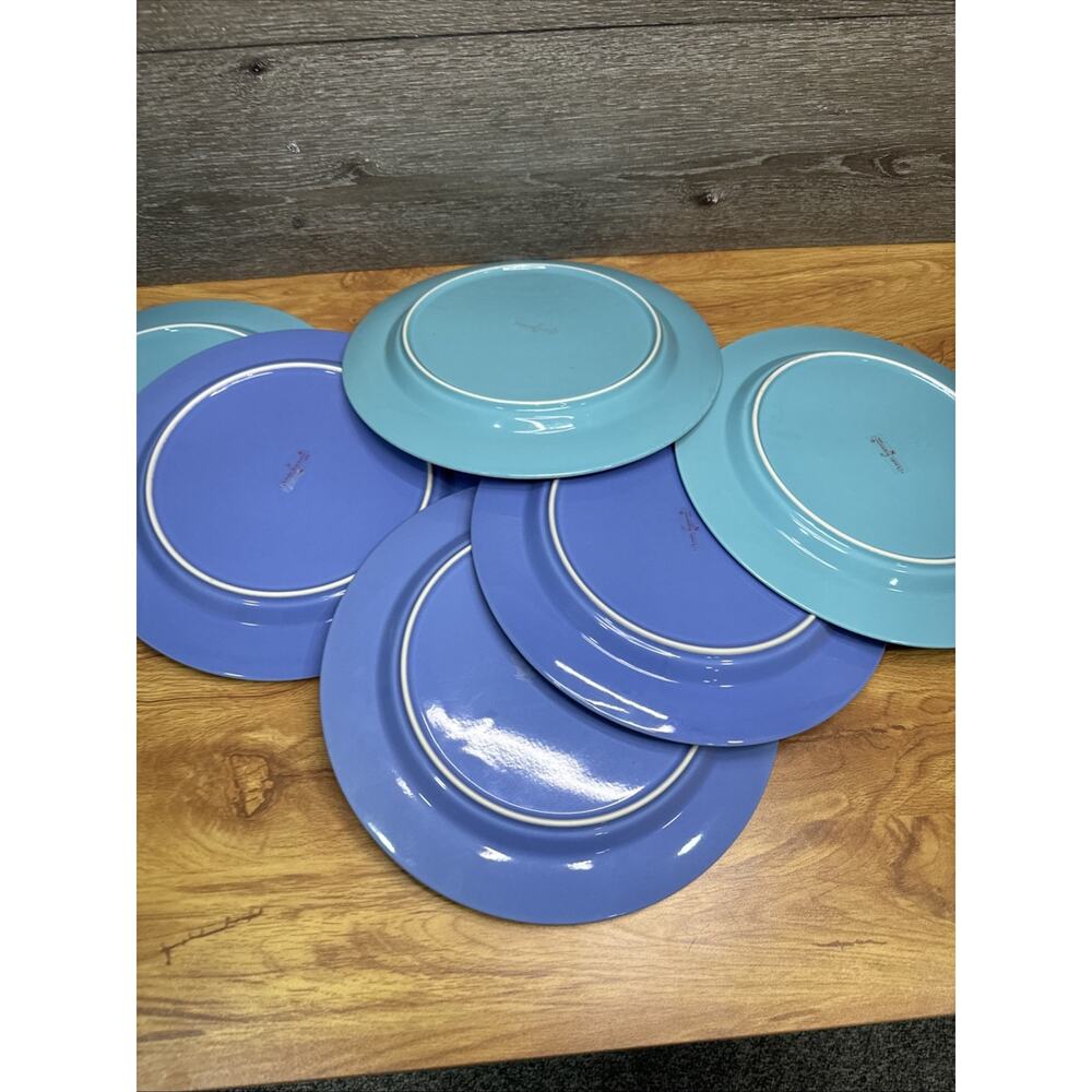 Vintage Lindt Stymeist Colorways 11” Dinner Plate original Japan ~Set Of 6 - Picture 6 of 9